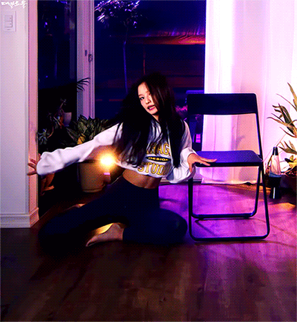 엔믹스 설윤이 레깅스 입고 커버한 선미 보름달 .gif | 인스티즈