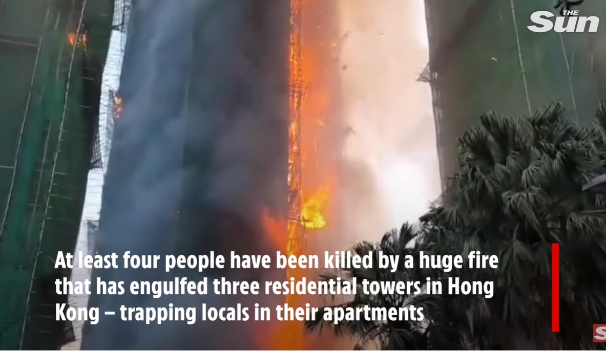 생각보다 엄청 심각한것같은 현재 홍콩 화재 상황 | 인스티즈