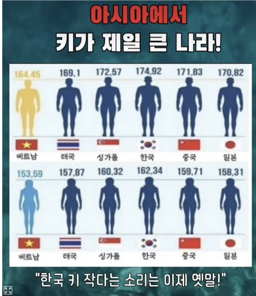 아시아에서 제일 키가 제일 큰 나라 | 인스티즈