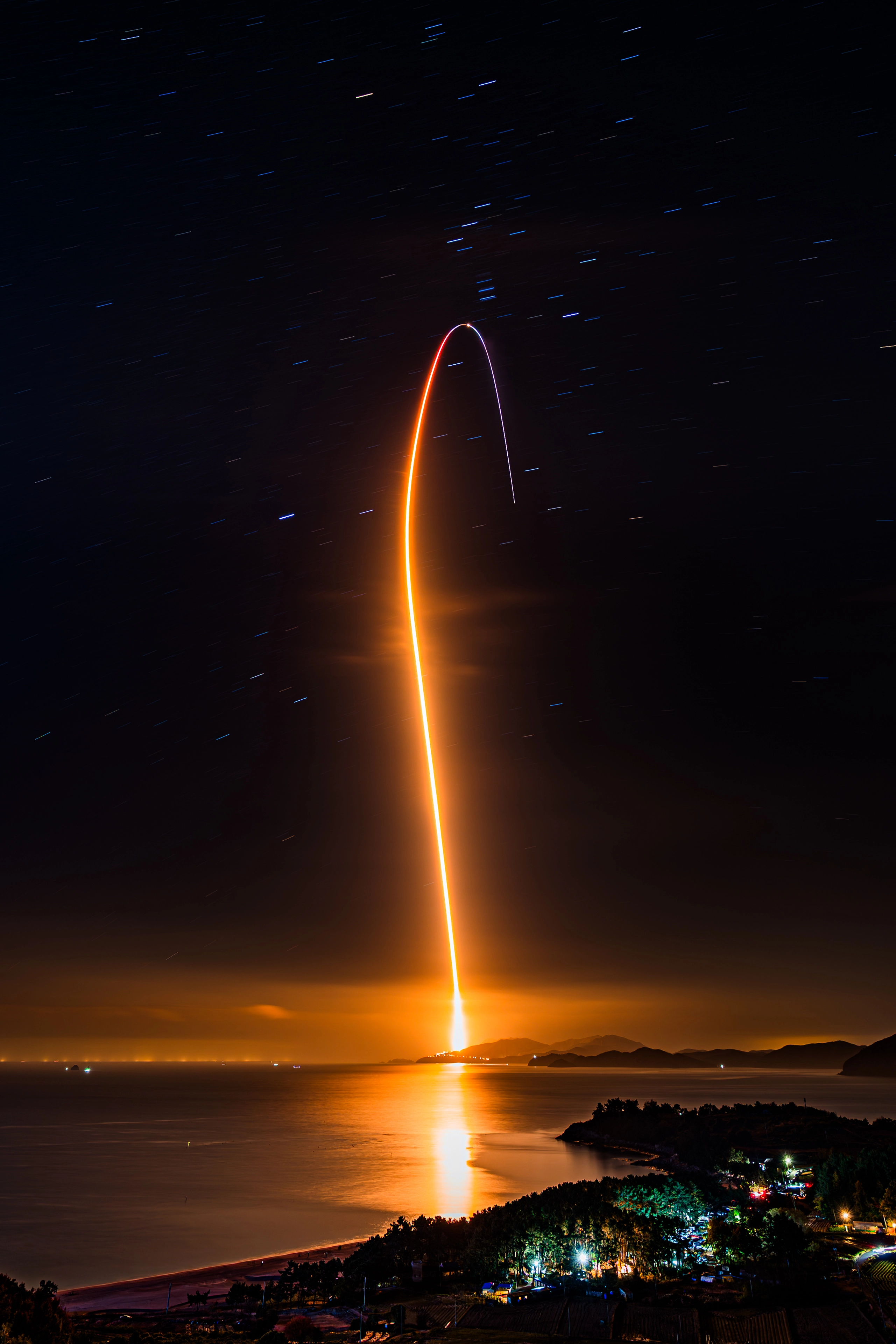 누리호 4차 발사 248초 장노출 사진.JPG | 인스티즈