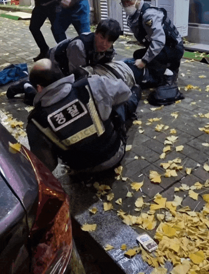 (혐) 범인 제압중 신체 일부가 날아간 경찰관 | 인스티즈