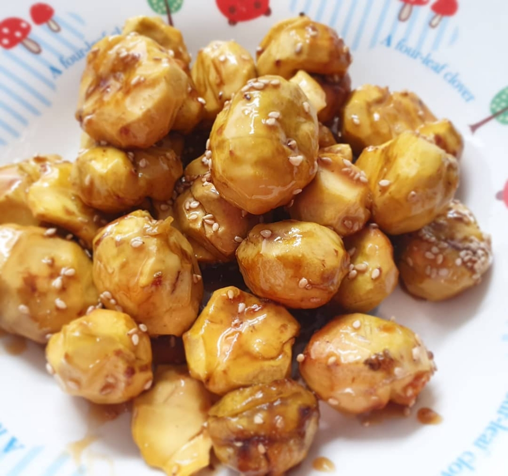 고구마 대신 넣고 만들어도 맛있다는 밤 맛탕....jpg | 인스티즈