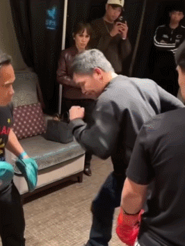 복싱 엄청 잘하는 척하는 아저씨 | 인스티즈