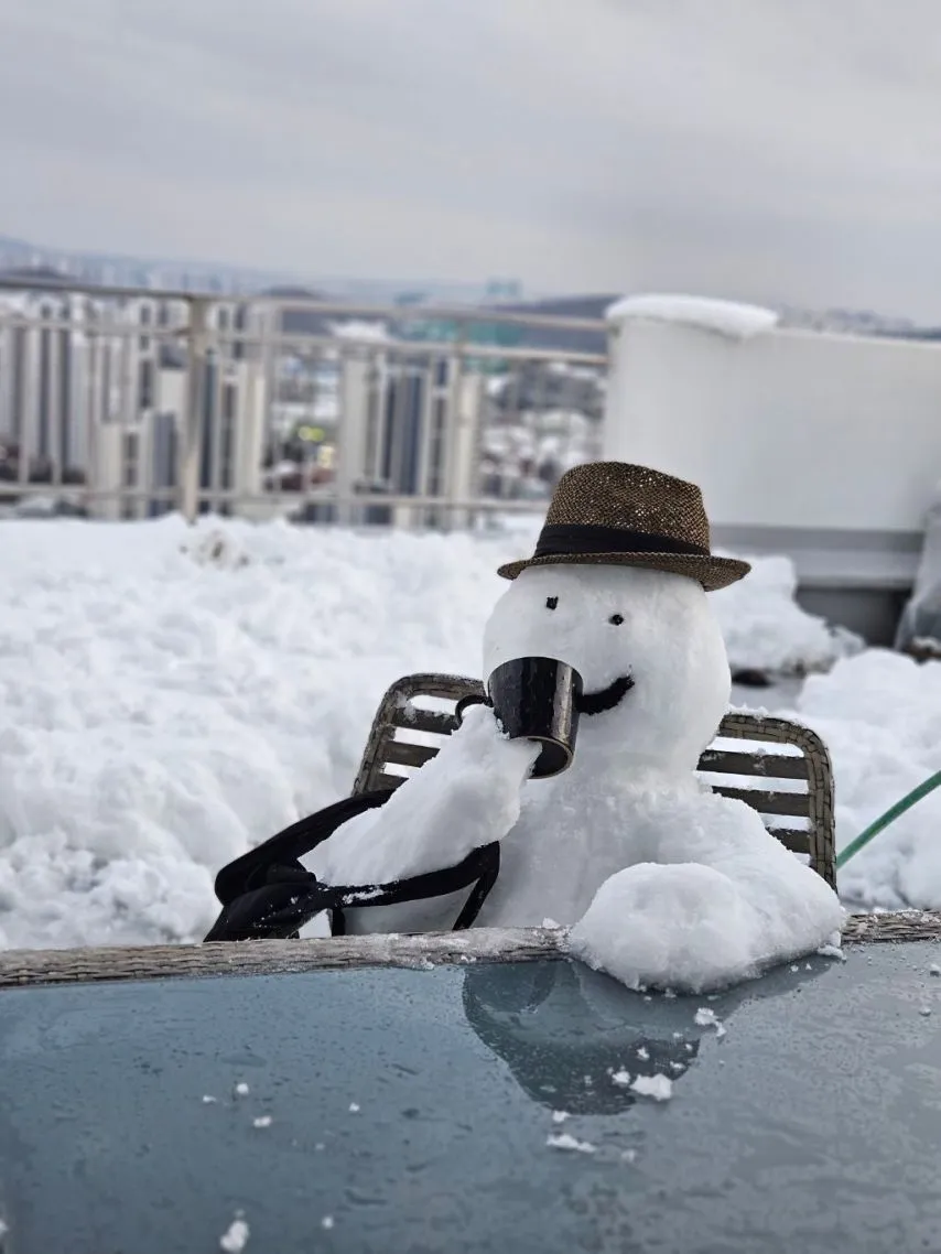 금손이 만든 눈사람.jpg | 인스티즈