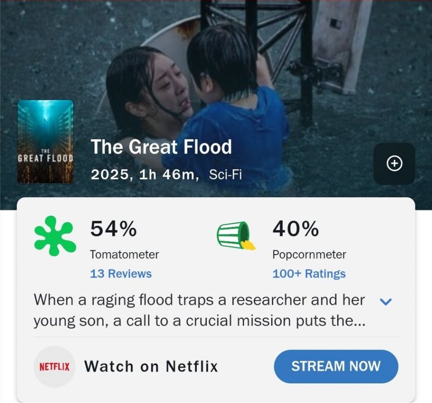 영화 대홍수 로튼토마토 근황.jpg | 인스티즈