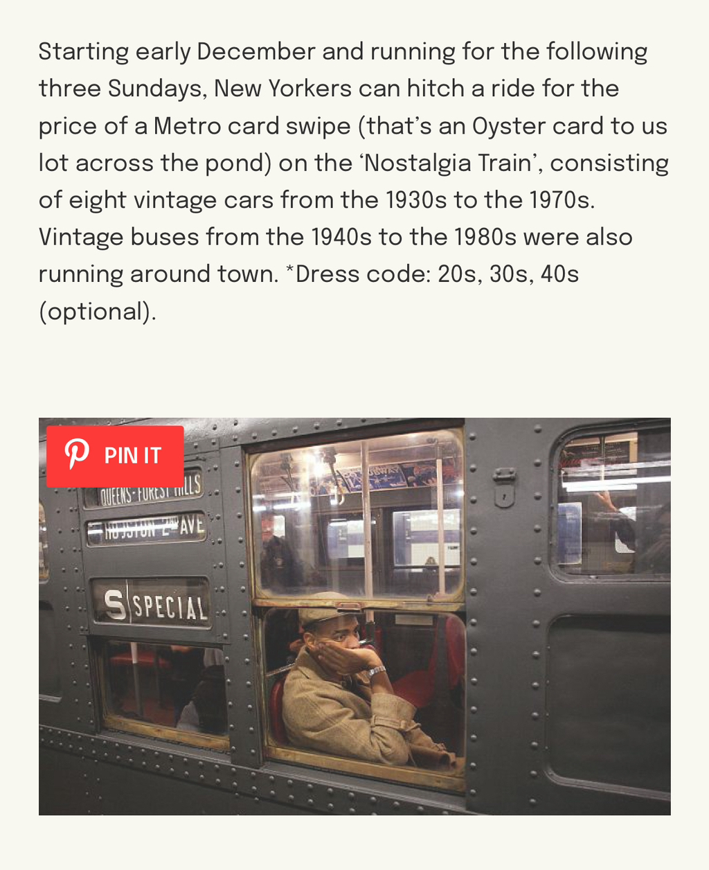 연말 뉴욕의 홀리데이 빈티지 기차 이벤트 | 인스티즈