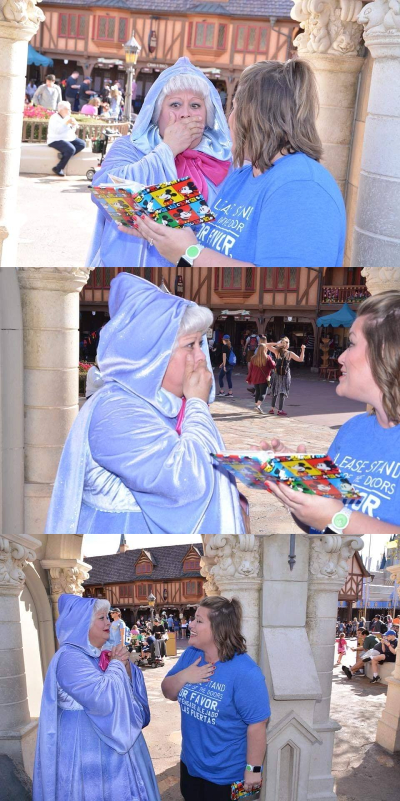 어릴 때 만난 백설공주를 찾아간 여성 | 인스티즈