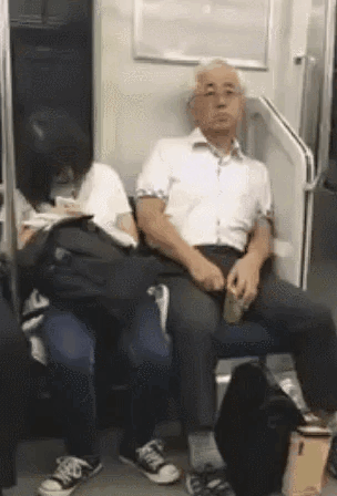 일본 지하철 풍경.gif | 인스티즈