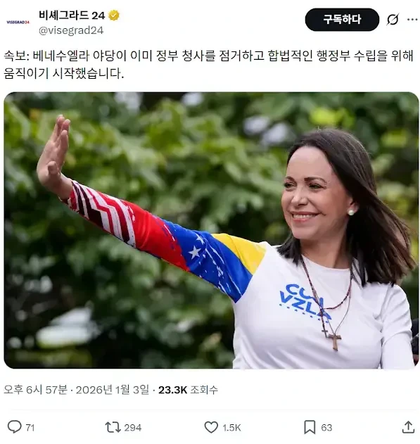 베네수엘라 야당 정부청사 접수 시작 | 인스티즈