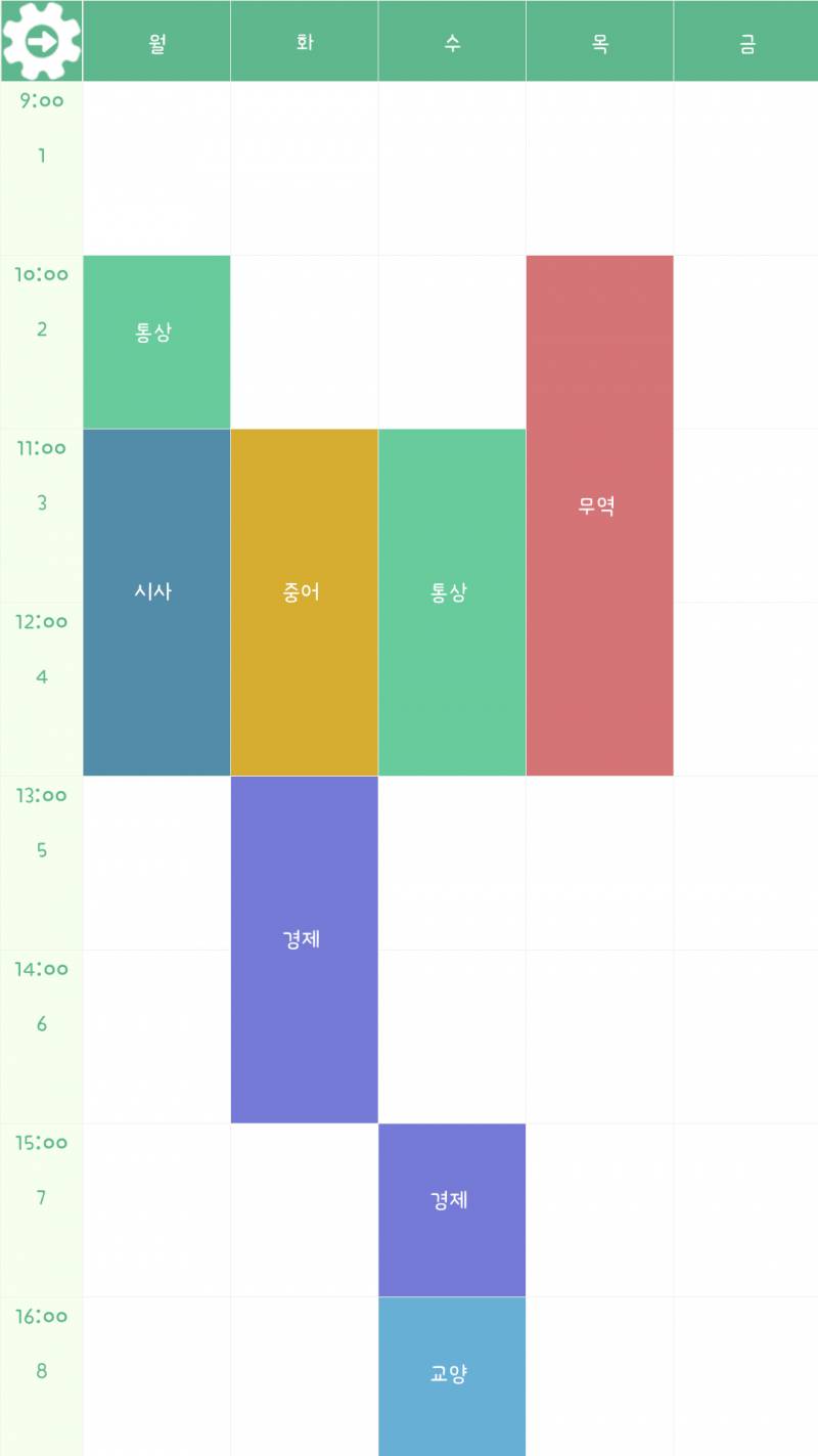 내 시간표 봐... ㅎ | 인스티즈