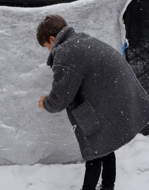 누가봐도 눈싸움이 처음인거 같은 부산출신 정세운 | 인스티즈