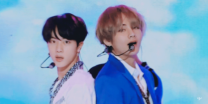 다들 뷔랑 진 평균얼굴 보고 눈정화하고 가 | 인스티즈