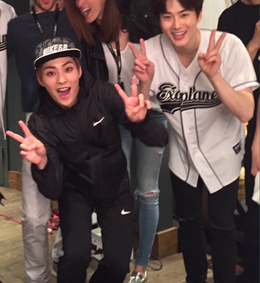 엑소 내 조합 딱 보이는 사진 | 인스티즈