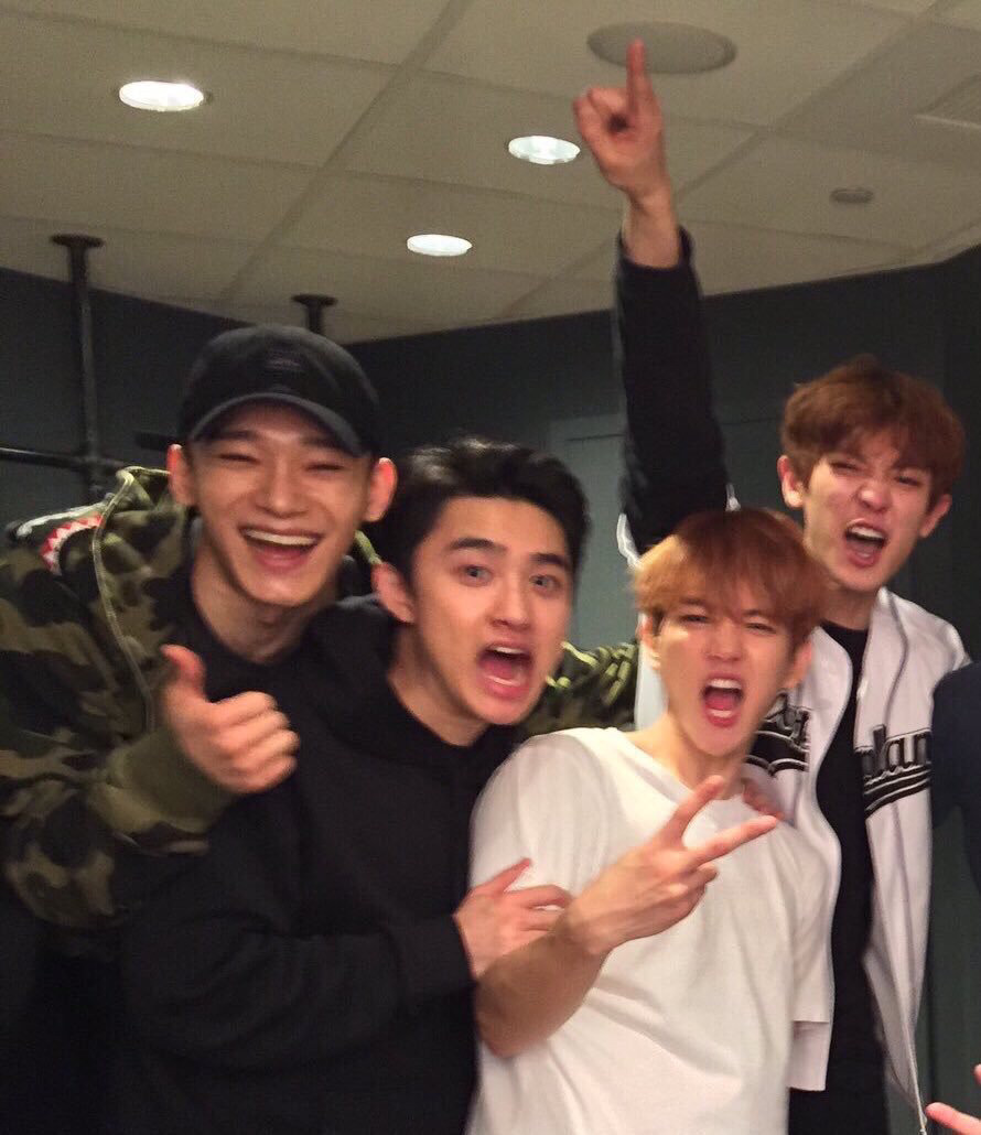 엑소 내 조합 딱 보이는 사진 | 인스티즈