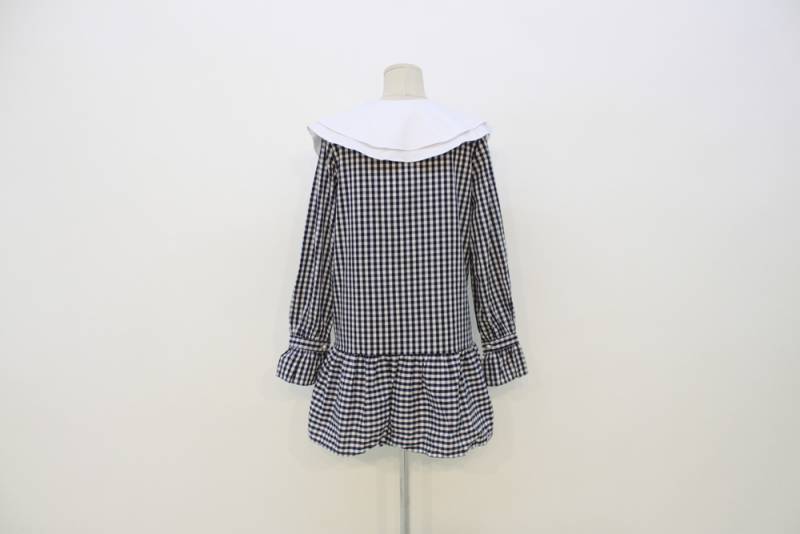 더블카라 체크원피스 공구조사입니다😄 | 인스티즈