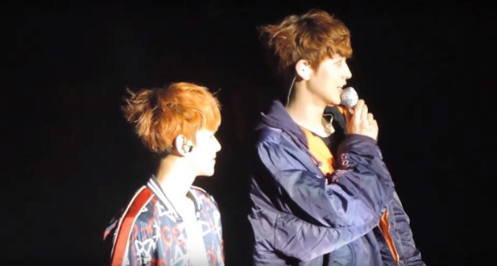 엑소 찬열 남 머리보고 이렇게 웃을때가 아닌거 같은데... | 인스티즈