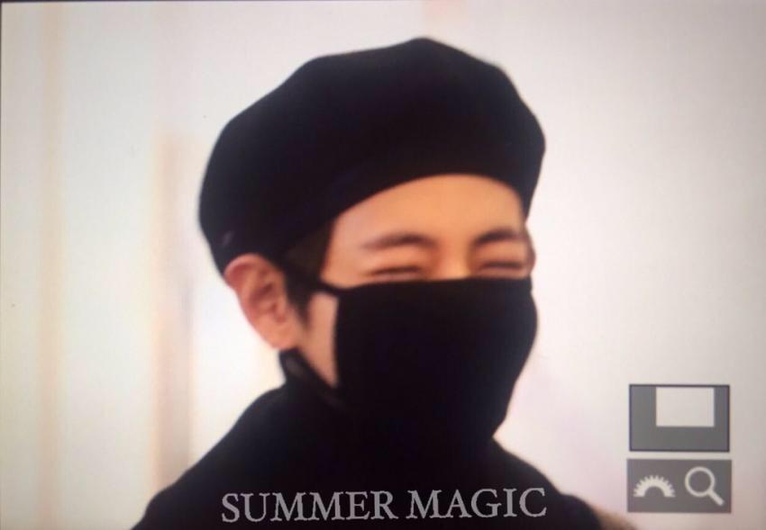 렬루 열심히 모아본 뷔가 마스크 쓰고 사랑스러움 뿜어낼 때😊 | 인스티즈