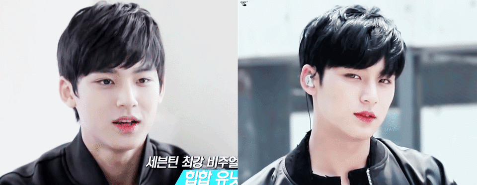 세븐틴 민규 같은 머리 다른 나이 | 인스티즈