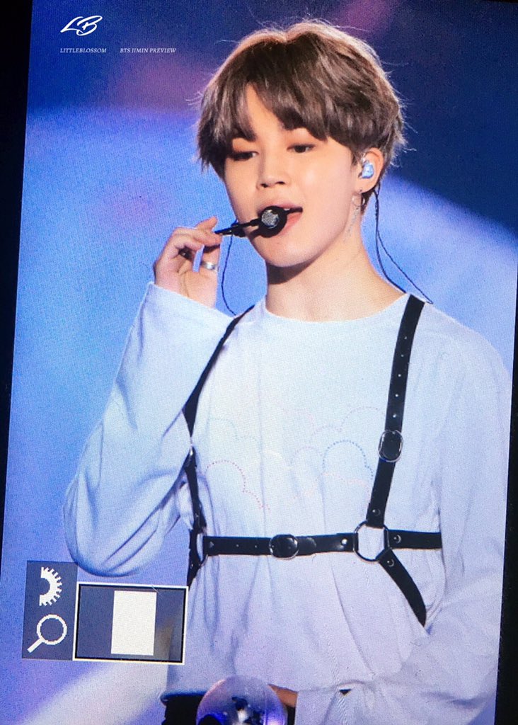 스타일리스트의 실수...하네스의 기능을 상실한 남자 아이돌 갑ㅠㅠㅠㅠㅠㅠ (방탄 지민 | 인스티즈