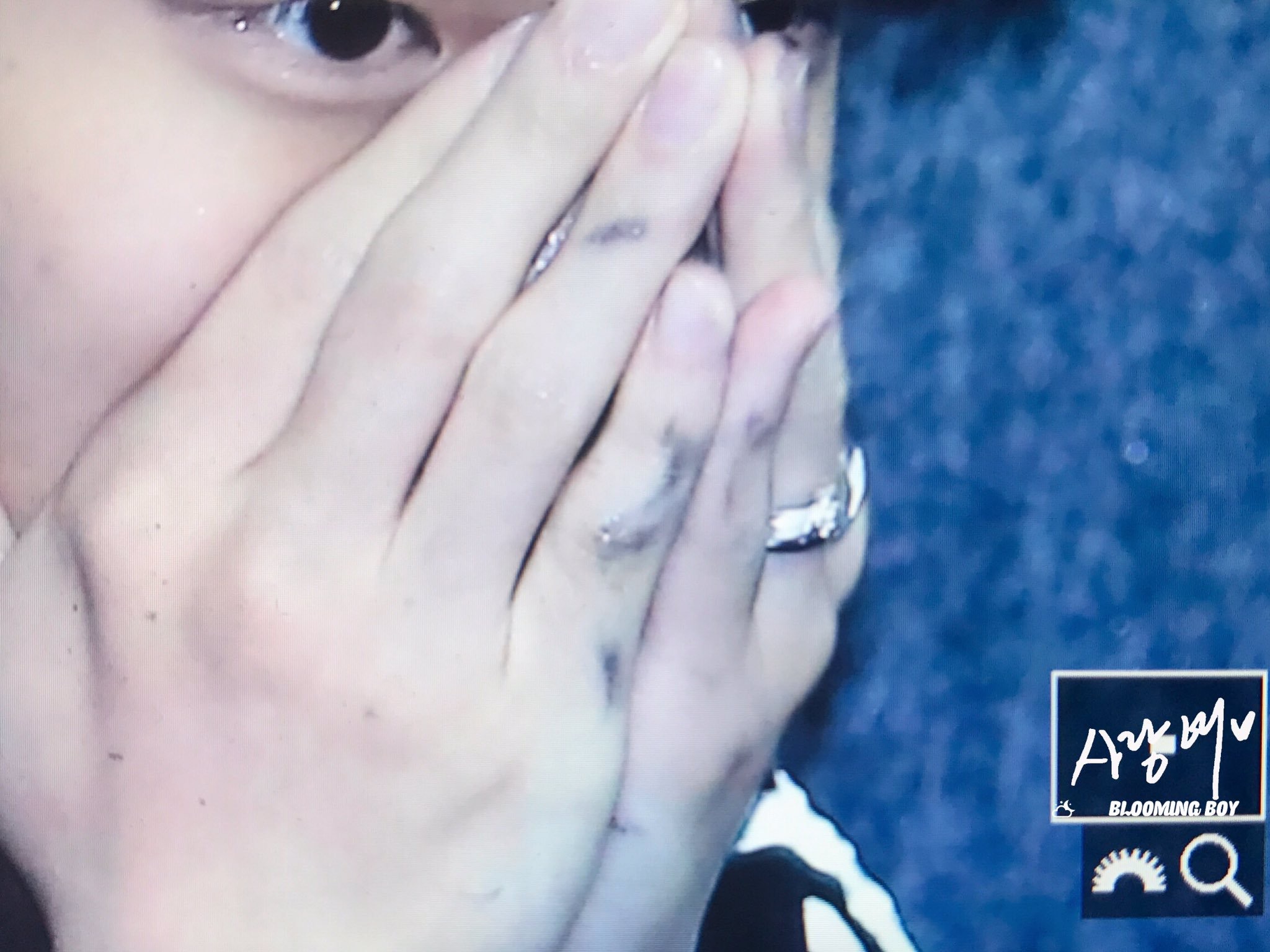 배진영 손에 매직 묻은거 ㄱㅇㅇ | 인스티즈