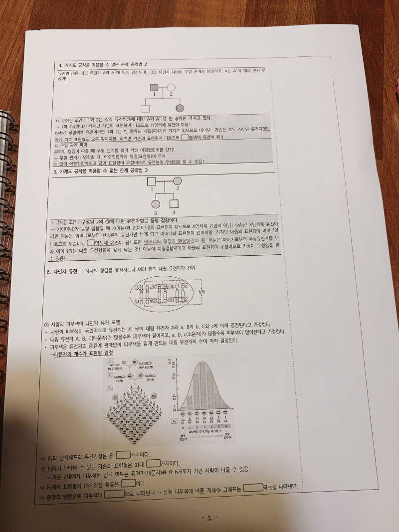 이거 빈칸 뭐야 ㅠㅠㅠ 생명과학 1 | 인스티즈