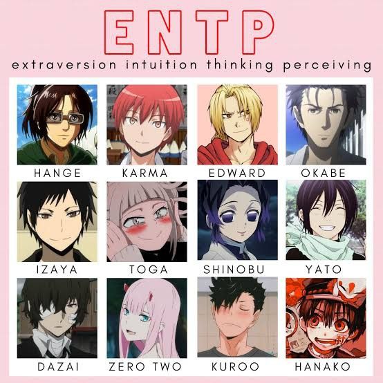 [잡담] 🥴재미로 보는 애니 캐릭터별 MBTI🥴 | 인스티즈