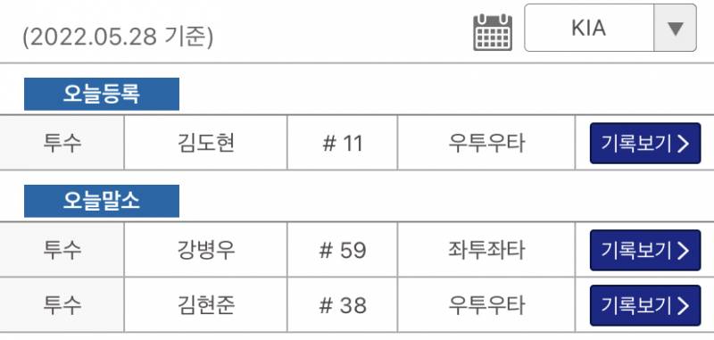 [알림/결과] 퓨처스 등말소 | 인스티즈