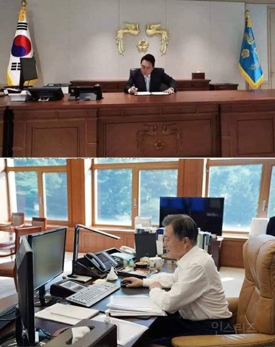 윤석열 설정샷 초록글에 보안상이라는 쉴드가 말이 안되는 이유 | 인스티즈