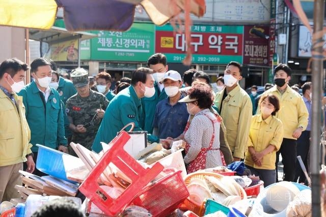 대통령실 구내식당에 등장한 '태풍피해 사과'…尹대통령 구매 지시 | 인스티즈