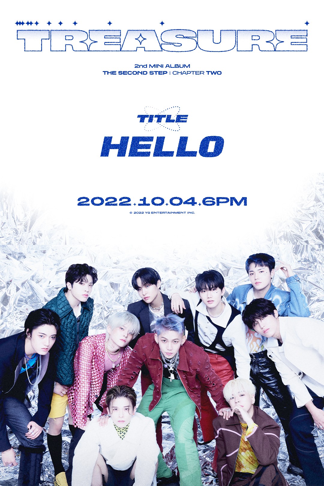 [정보/소식] TREASURE 'HELLO' TITLE POSTER | 인스티즈