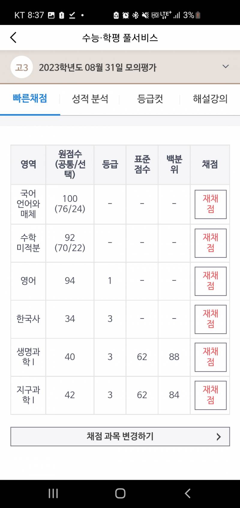 아진짜 현타와 재작년 전문대 성적 작년 외대 인문계열 교차 성적 | 인스티즈