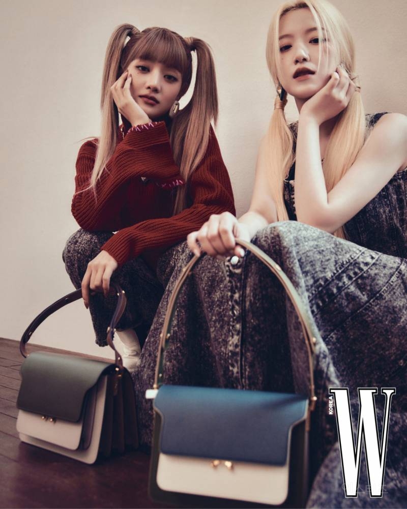 W Korea (여자)아이들 민니&슈화 마르니 화보 | 인스티즈