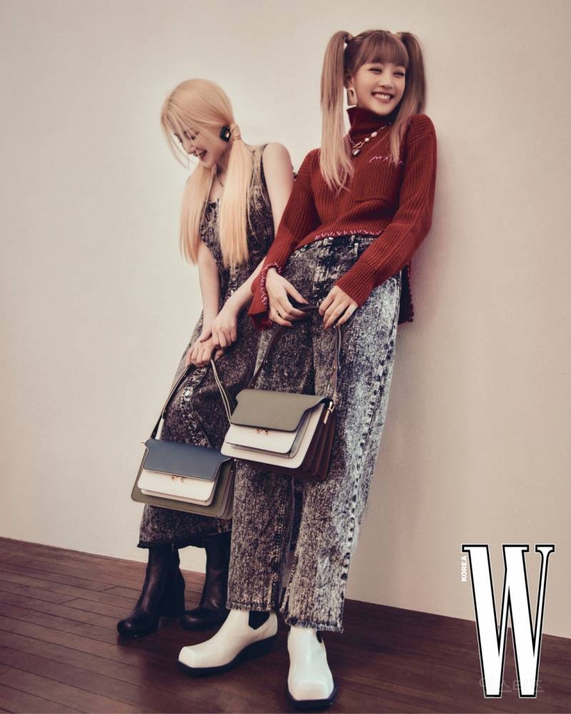 W Korea (여자)아이들 민니&슈화 마르니 화보 | 인스티즈