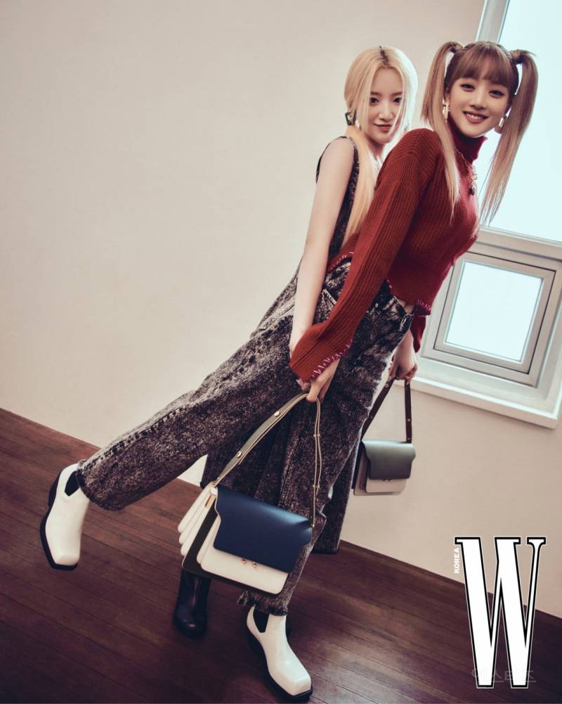 W Korea (여자)아이들 민니&슈화 마르니 화보 | 인스티즈