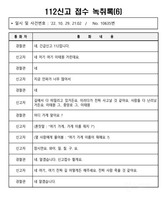 이태원 경찰들이 충분히 살릴수 있었던 이유 | 인스티즈