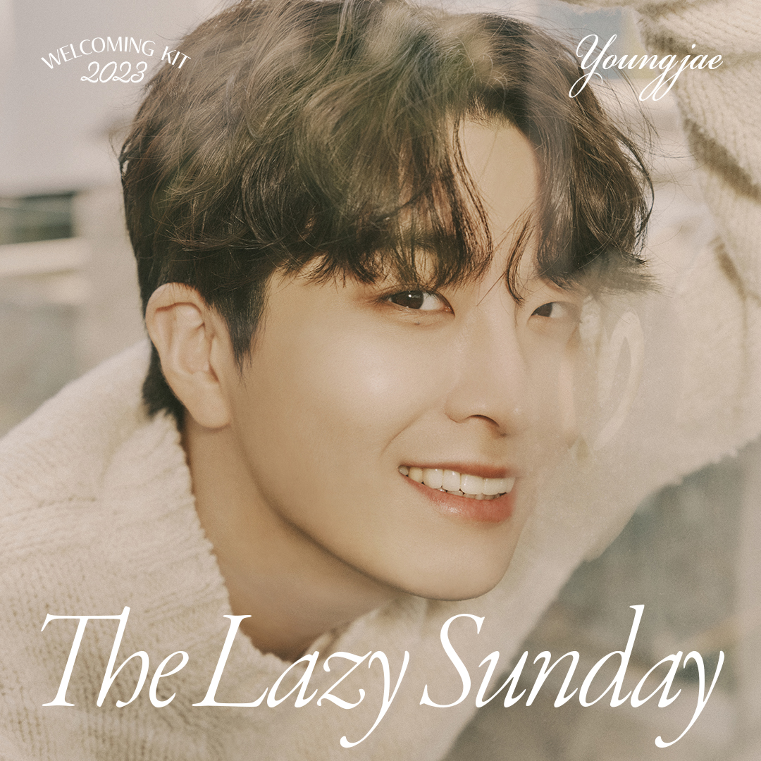 [정보/소식] 갓세븐 영재 2023 WELCOMING KIT 'The Lazy Sunday' COMING SOON💚 | 인스티즈