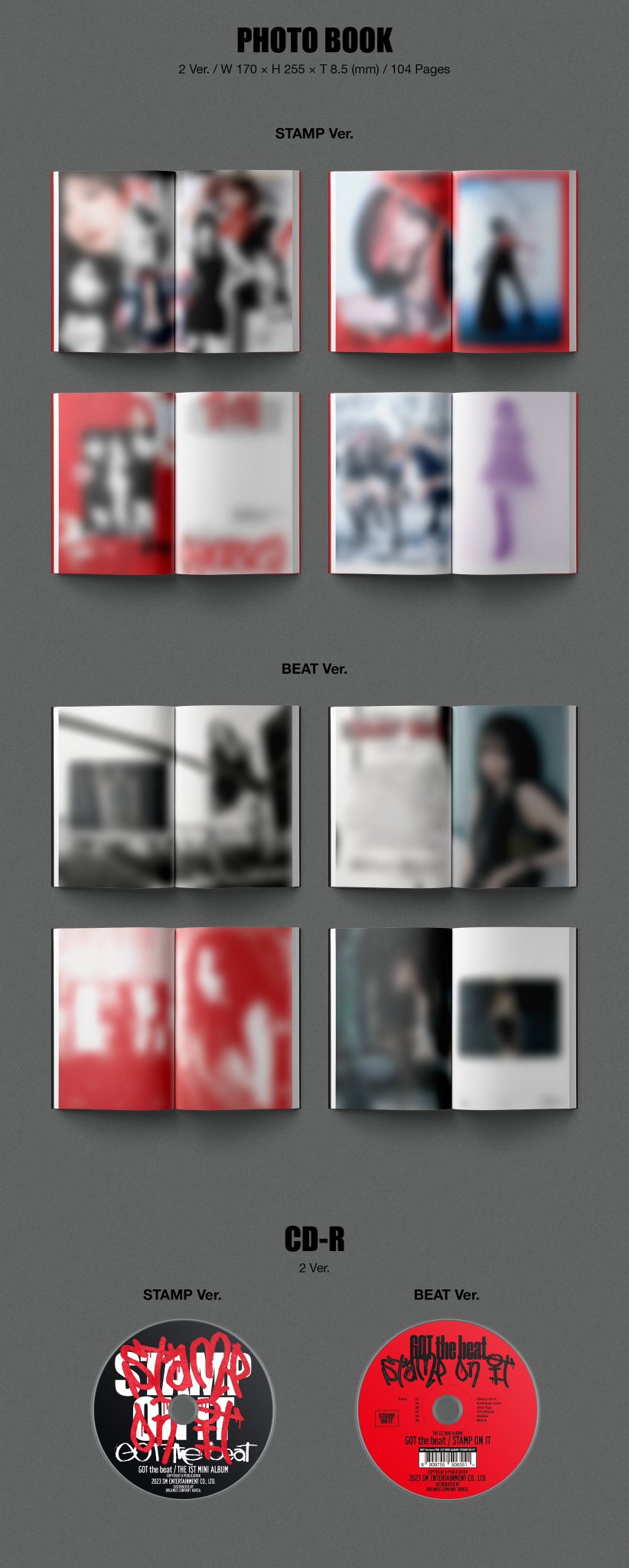 [정보/소식] GOT the beat The 1st mini Album 〖Stamp On It〗 : Album Detail | 인스티즈