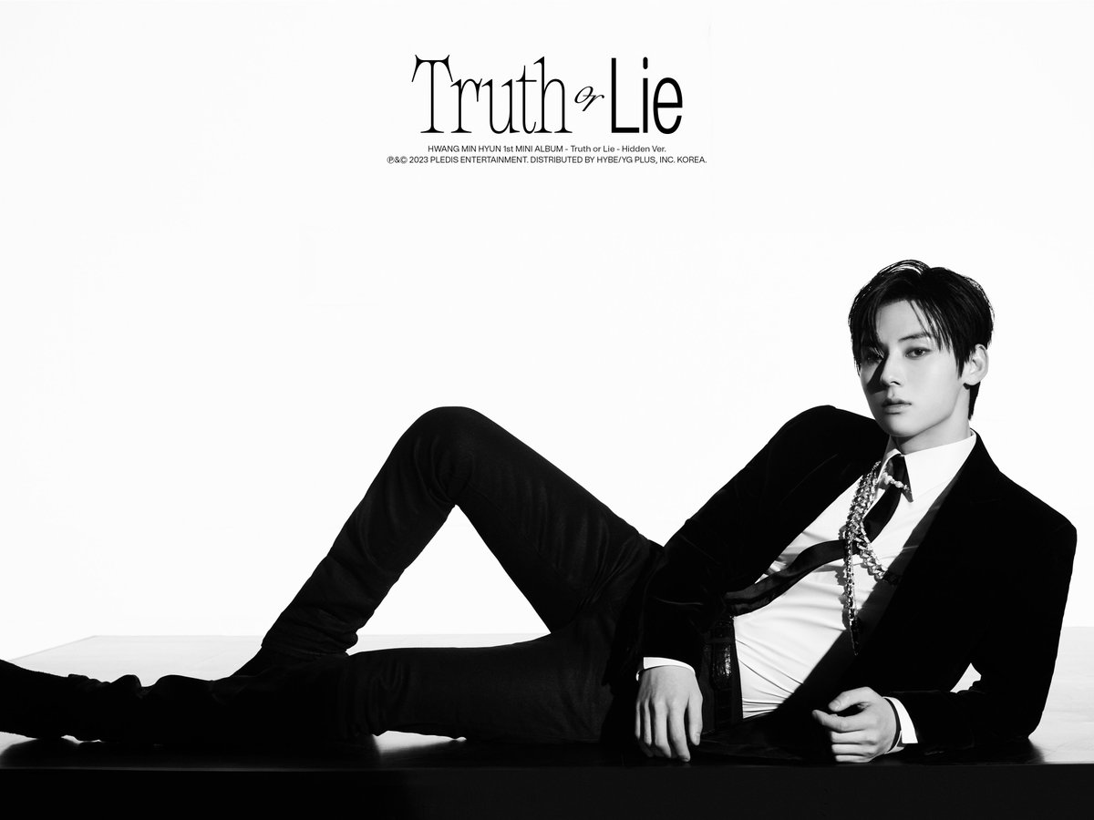 [정보/소식] 황민현 (HWANG MIN HYUN) 'Truth or Lie' - 1st MINI ALBUM Official Photo : Hidden Ver. 💬 | 인스티즈