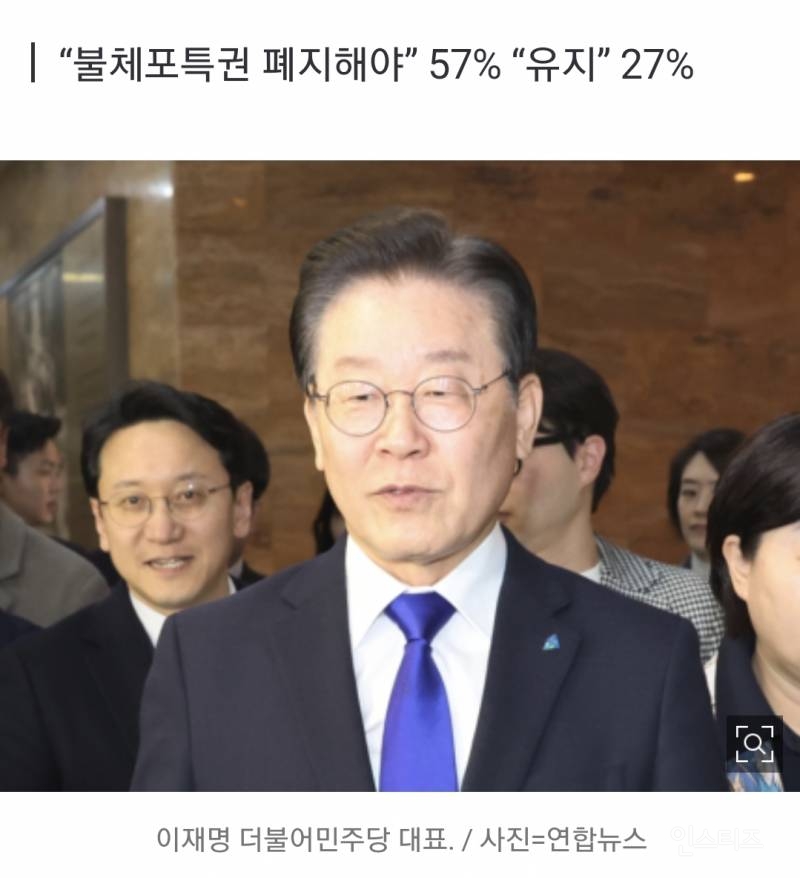 "이재명 구속 수사 찬성" 49% vs "반대" 41% [한국갤럽] | 인스티즈