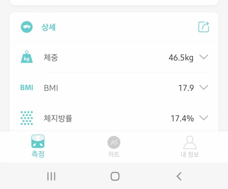 오늘 46.5kg 찍었다 | 인스티즈