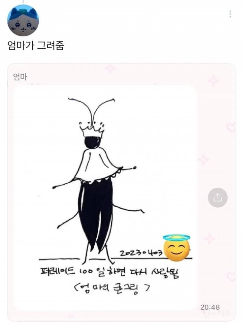 엄마 내가 바퀴벌레가 되어 있으면 어떡할거야? | 인스티즈