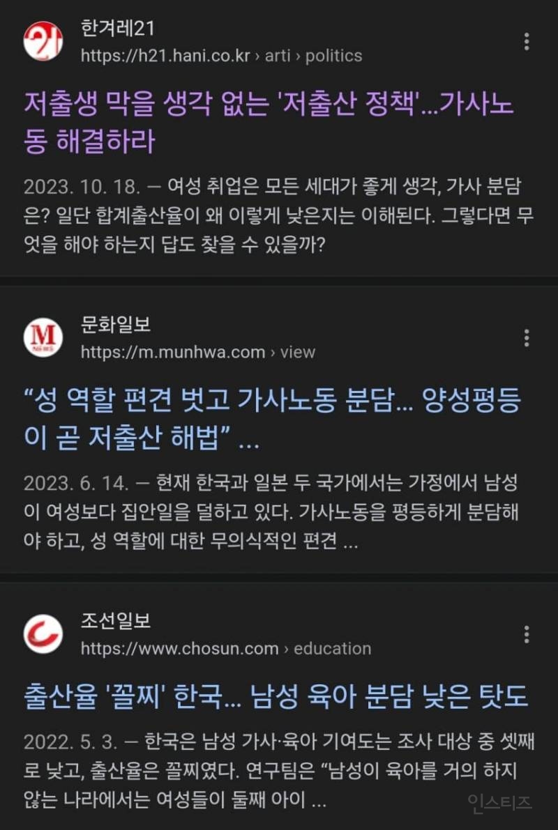 (장문주의)가사분담율 문제는 포괄임금제와 비효율적인 장시간 노동시간 때문이다 | 인스티즈