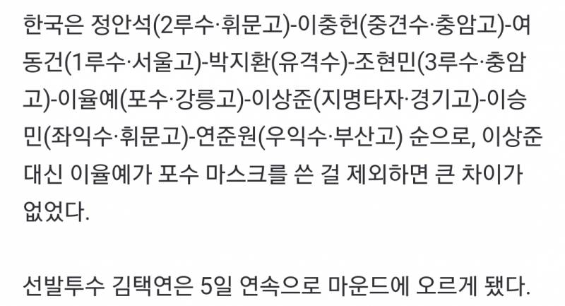 [잡담] 2008 / 2013 / 2018 / 2023 한국야구 청소년 국가대표 라인업 | 인스티즈