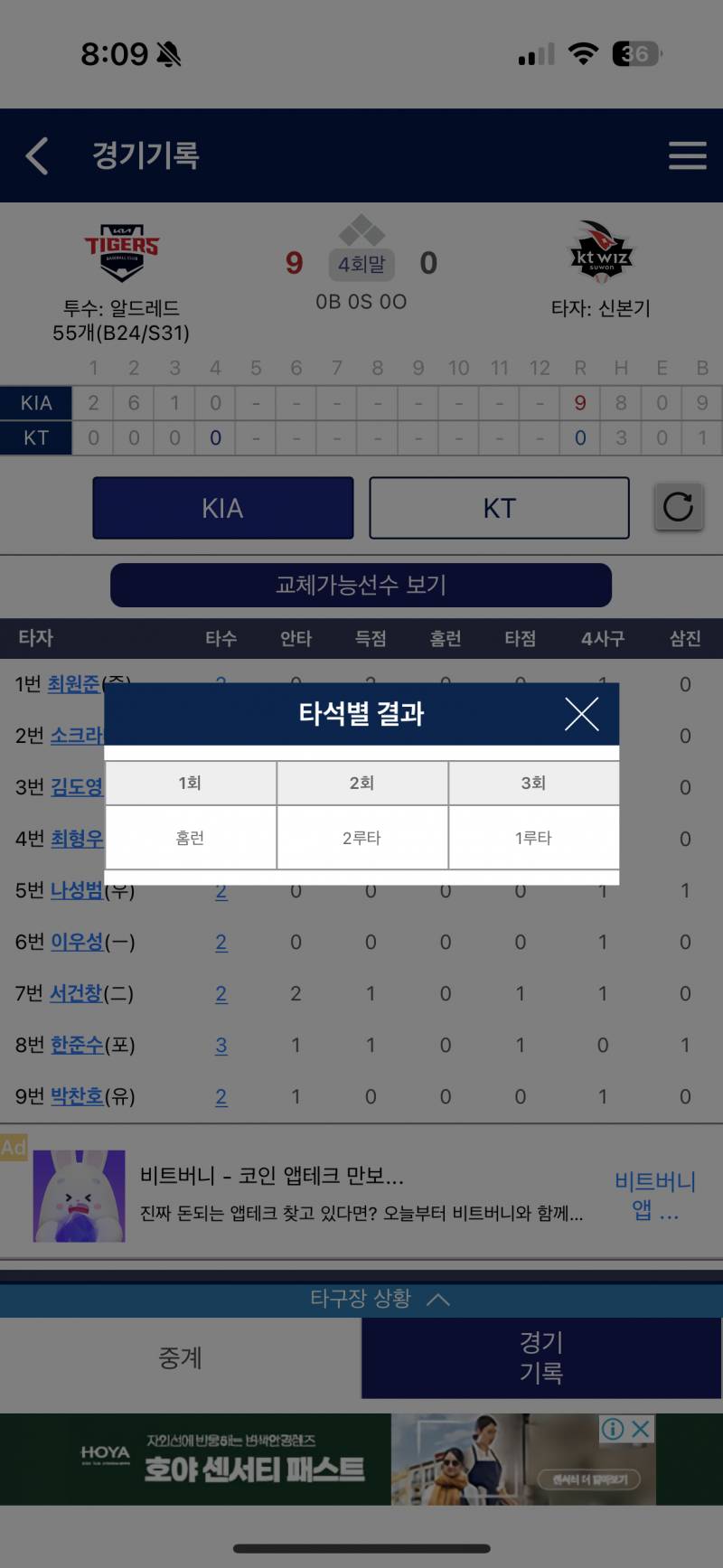 [잡담] 와 최형우 대단하다 | 인스티즈