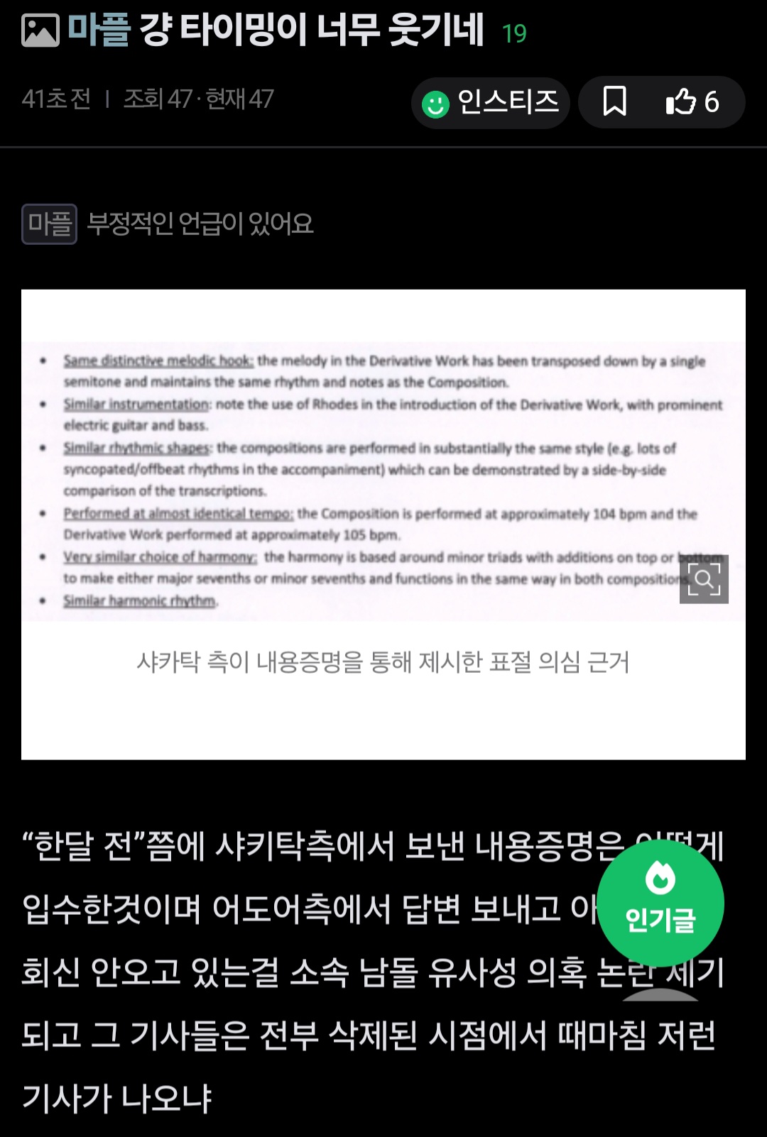 [마플] 진짜 저렇게 ㅎㅇㅂ 음모 제기하며 ㅎㅇㅂ돌들 개 팼잖아 | 인스티즈