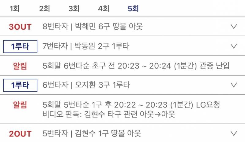 [잡담] 크보스탯에 관중난입이라고 뜨네?ㅋㅋㅋㅋㅋㅋㅋㅋ | 인스티즈