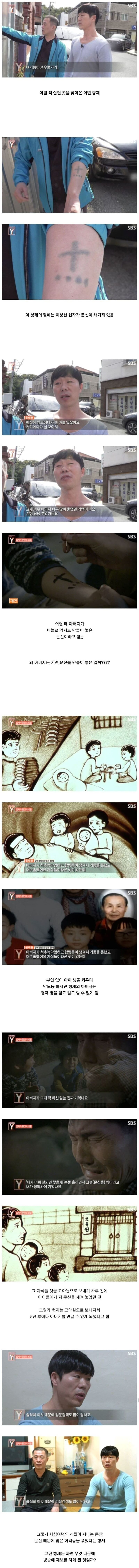 자식들에게 문신을 새긴 아빠 | 인스티즈