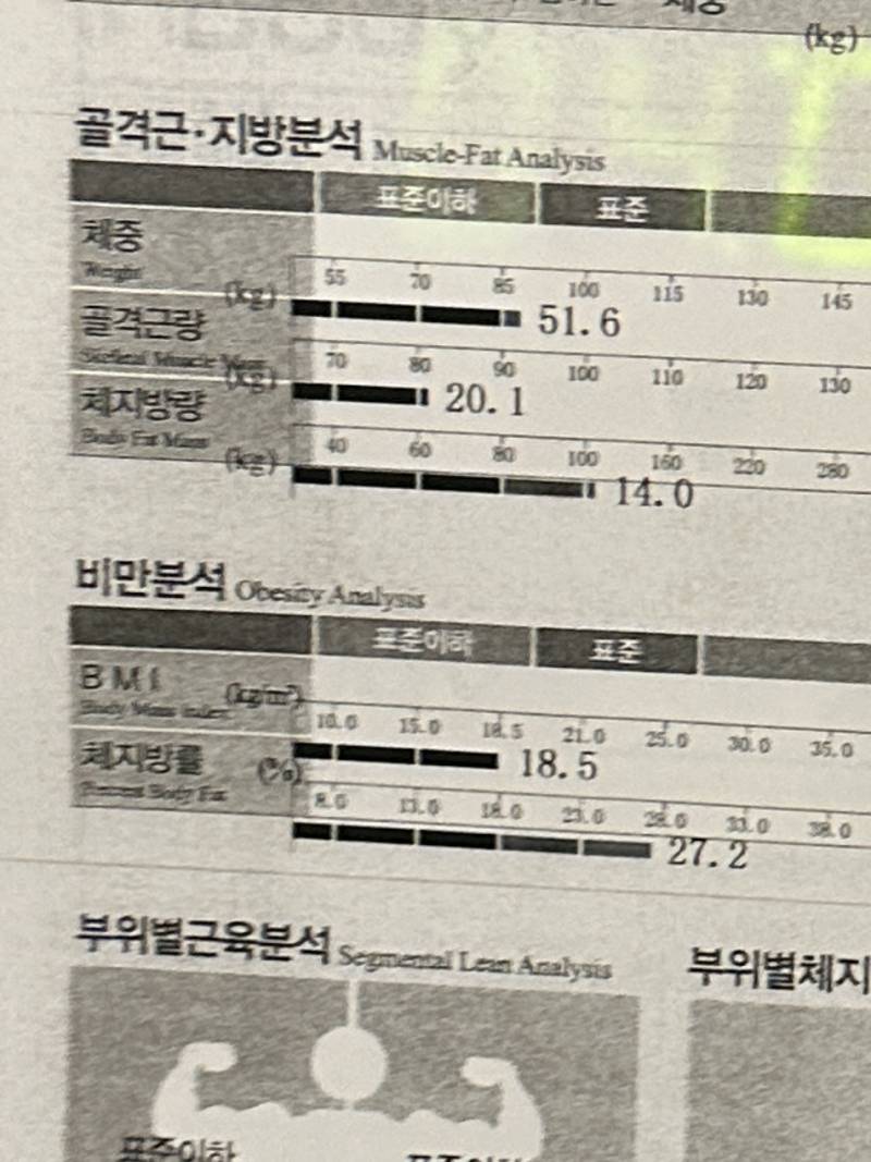 [잡담] 인바디 쟀는데 막막해짐... | 인스티즈