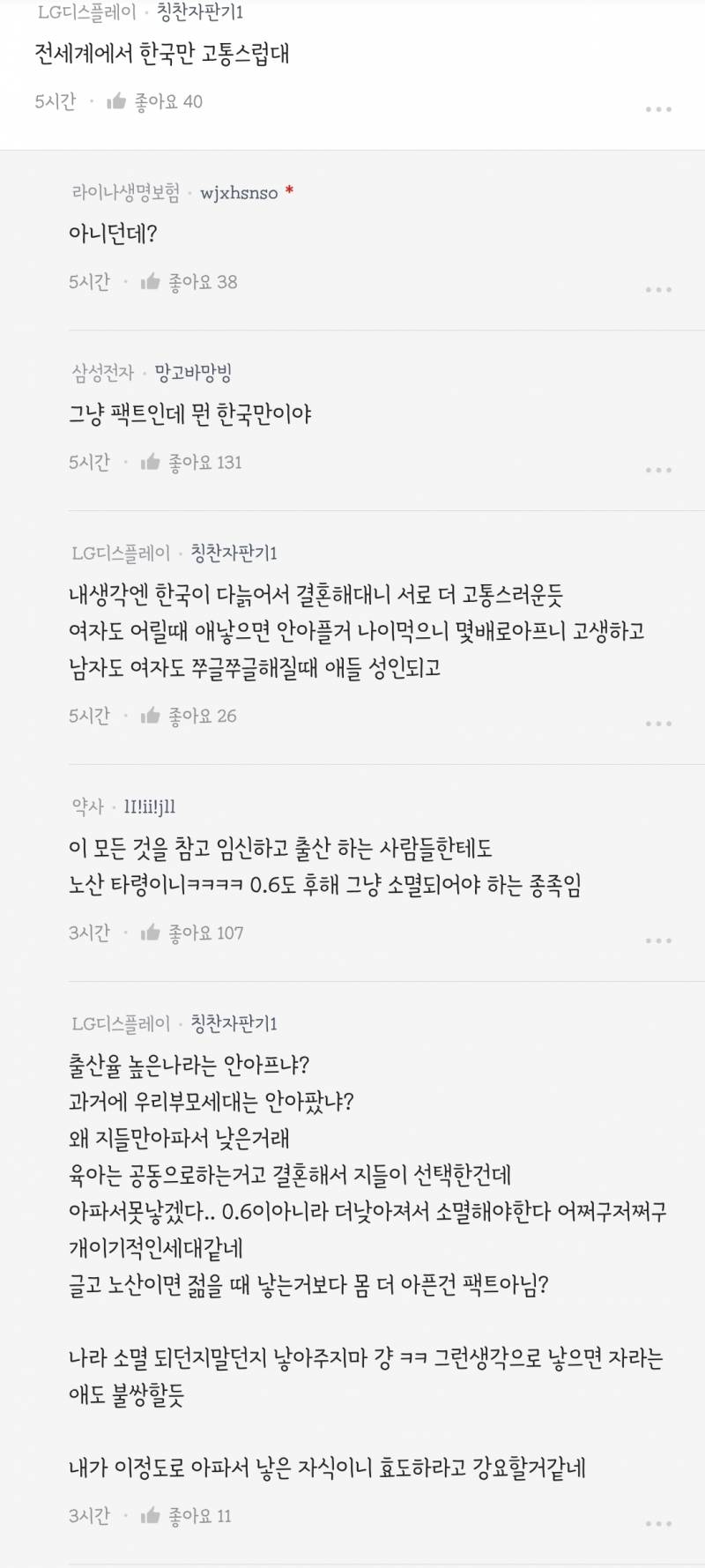 임신의 현실을 안다면 출산율은 더 떨어질 듯.blind | 인스티즈