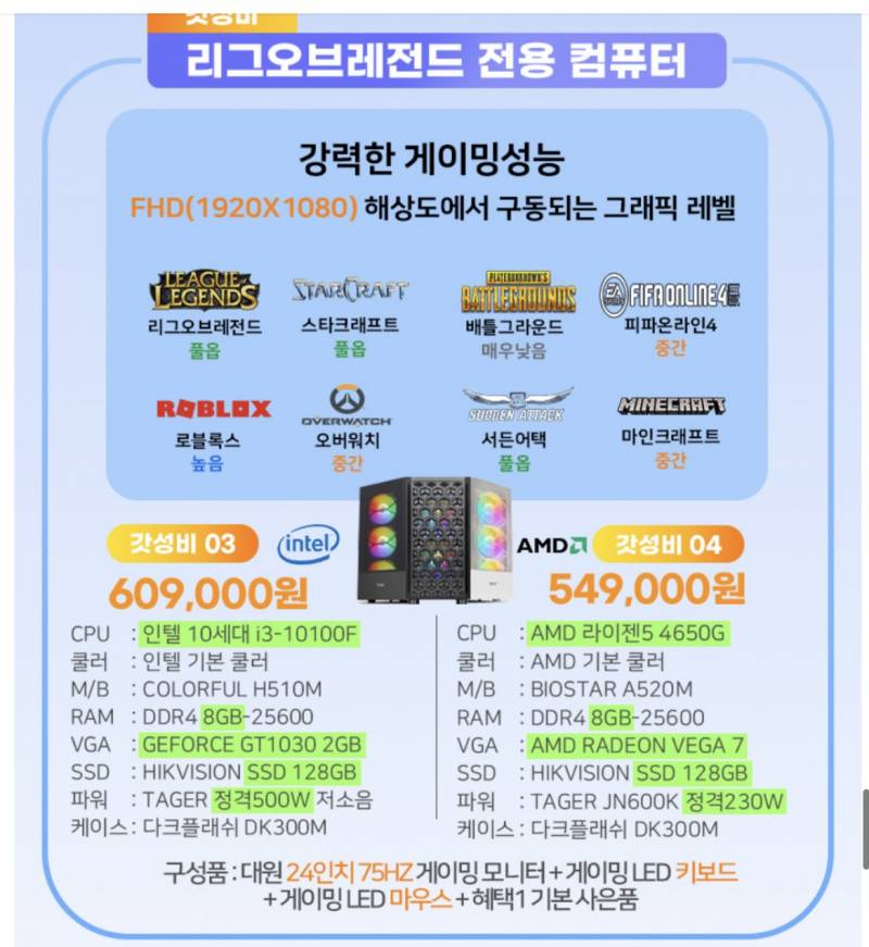 [잡담] 컴잘알들아 이거 컴퓨터 사양 어때? | 인스티즈